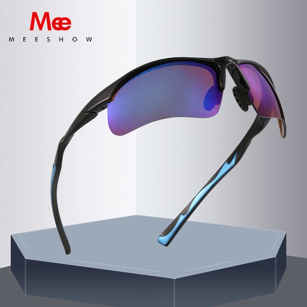 

meeshow sunglasses brand design sports sun glasses men polarized eyewear, White;black