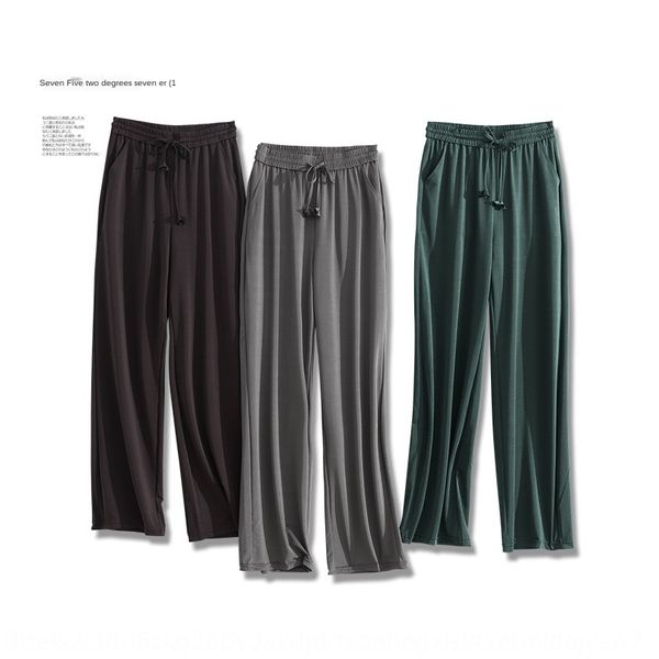 

wonle - women's spring wide leg mop wide leg and summer high waist slimming vertical straight pants slimming pants mop leggings women&#, Black