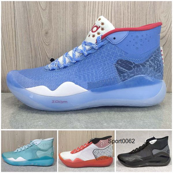 

kd 12 eybl peach university red the 90s kid protro green camo kids basketball shoes kevin durant 11 wolf grey oreo sneakers, Black