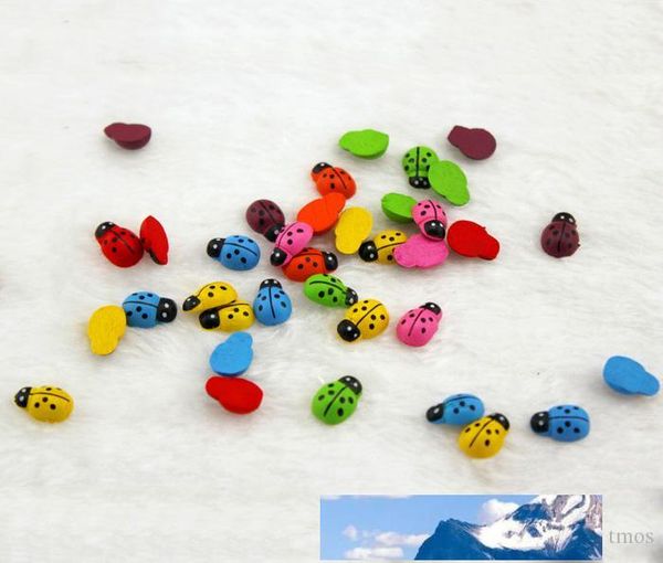 100PCS - PACK Miniature Dollhouse Fairy Garden Cartoon Mini coccinella Acquario Decor Coccinelle Spedizione gratuita DHL / FEDEX a buon mercato