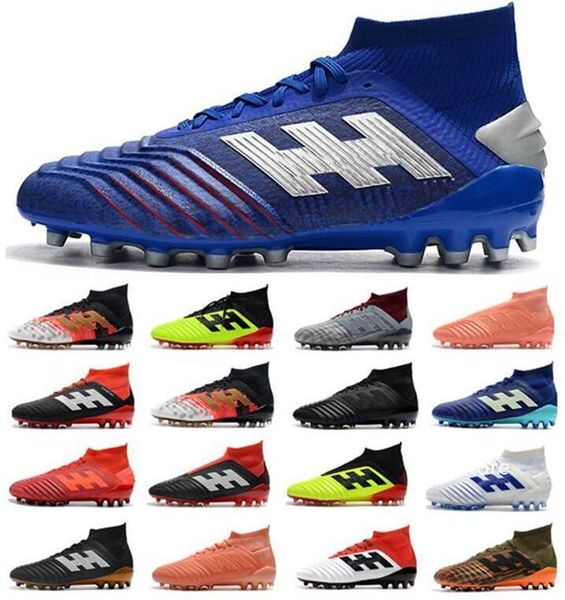 

2020 new colors predator 18.1 ag mens football shoes pp paul pogba lightest ag soccer cleats r designer falcon soccer shoes