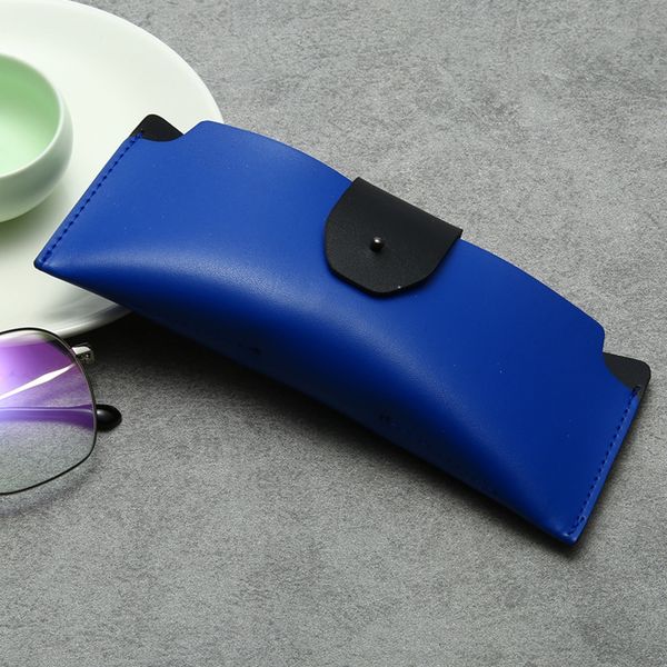 

мягкошерстного случай случай хранение кожи мужской кожи pu ручной коробка солнечных очки кадр ящик для хранения солнцезащитных очков сумка, Blue