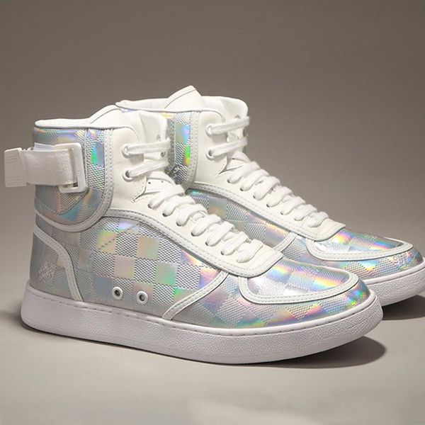 

new arrival rivoli sneaker boots mens shoes herren luxus marken schuhe vintage fashion footwears lace -up casual men boots, Black