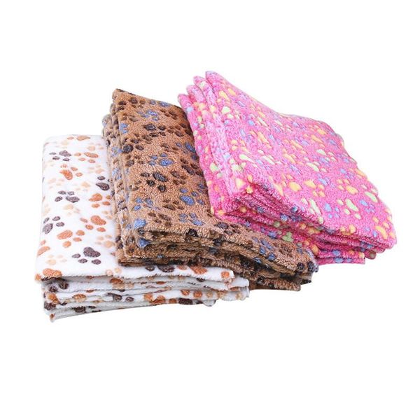 

paw toe small dog paw print dog mats bed coral fleece warm beds for small dogs bed for puppy