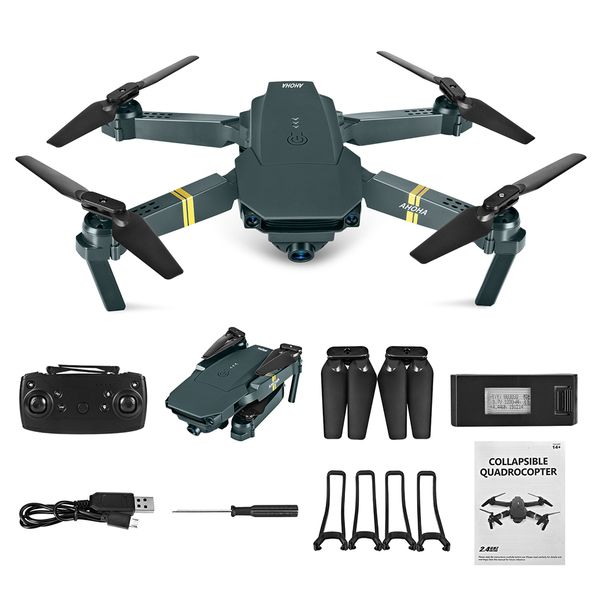 

wifi fpv drone 4k with camera wide angle hd 1080p camera hight hold mode foldable arm rc quadcopter drone pro rtf dron for gift