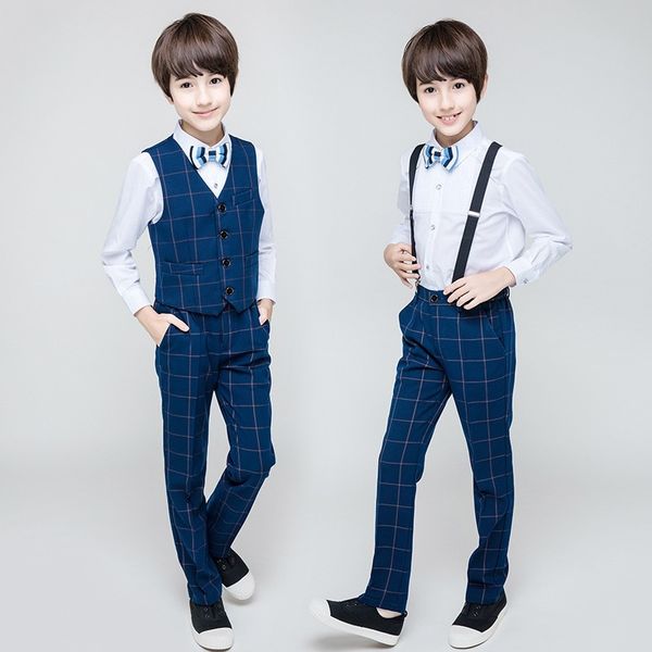 

england flower boy tuxedo suit school kids holiday boutique outfit 2020 boy clothes for 6 8 10 12 14 16 17 year old rks194021, White