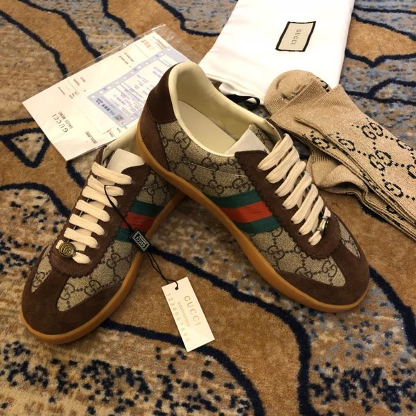 

2020 new gy luxury designer ace series men's bee pattern premium canvas sneakers for couples everyday casual shoes luxury quality