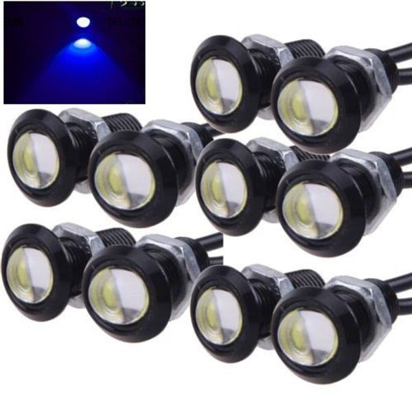 100 Stück Eagle Eye LED tiefblaues Licht, ultradünn, Tagfahrlicht, DRL, Rücklichter, 12 V, Nebelschluss-Backup-Licht, Marker, Autozubehör