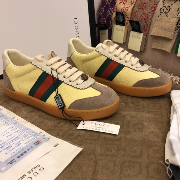 

2020 new gp luxury designer ace series men's bee pattern premium canvas sneakers for couples everyday casual shoes luxury quality