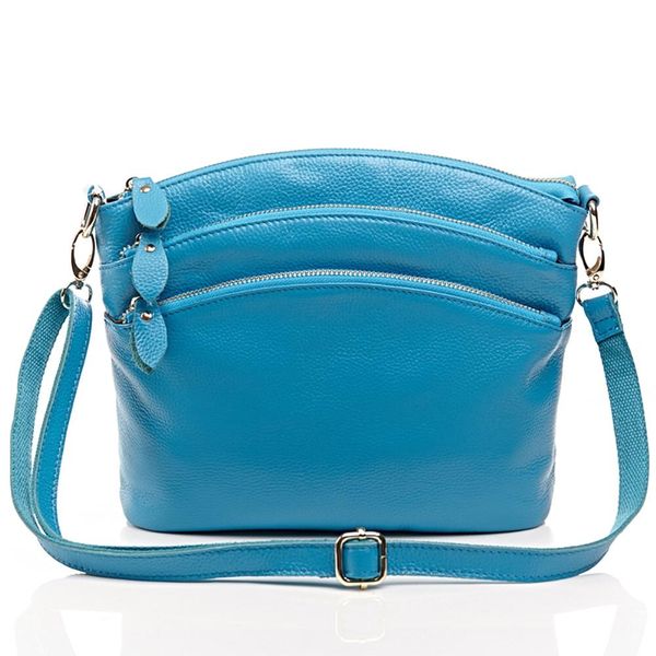 

casual mother bag soft middle-aged lady fashion leather blue diagonal bag high-end classic large-capacity shoulder bag gift 8237