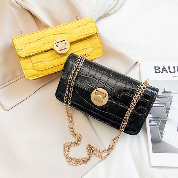 

leather crossbody bags for women small flap messenger shoulder bag summer solid color chain shoulder bag lady hand purse
