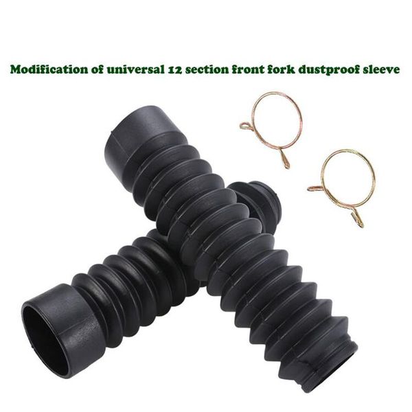 

2pcs motorcycle fork cover front accessories parts kit rubber replacement universal