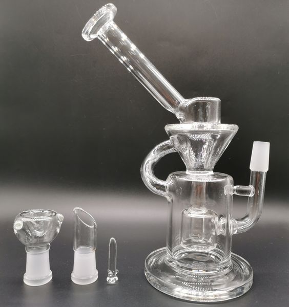 8,7 -дюймовые стеклянные кальяны Bong Contrine Perc Bent Type Dap Rig с 14 -мм чашей для курения чича -шиша