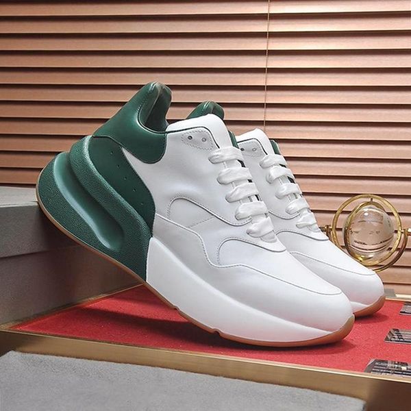 

new oversized men shoes casual fashion sneaker mens shoes leather footwears with origin box zapatos de hombre casual shoes for men fast deli, Black