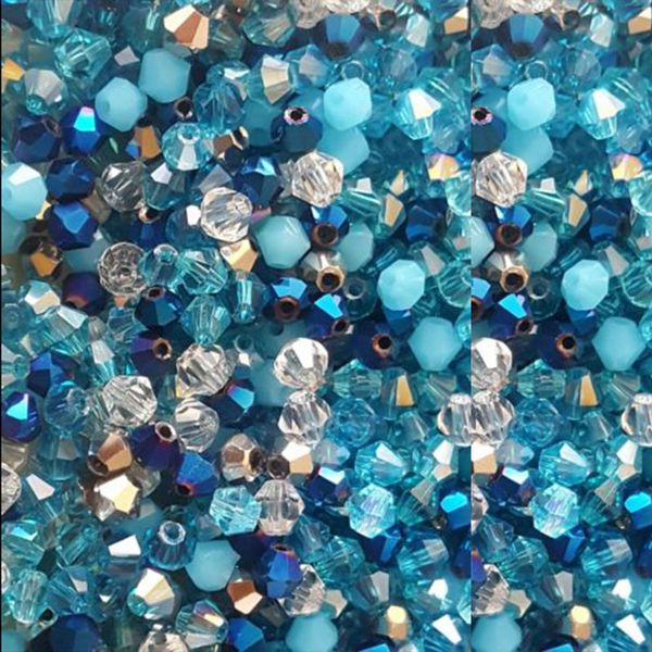 

4mm crystal beads bicone shape stone jewelry findings tassel lariat earring glass quartz charms bracelet accessories