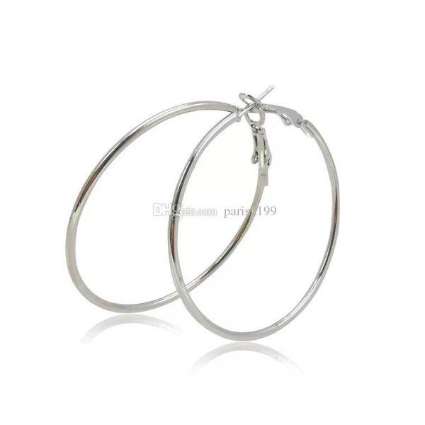 

hoop earrings large diameter 3-7cm fashion earring party jewelry pretty cute christmas gift, Golden;silver
