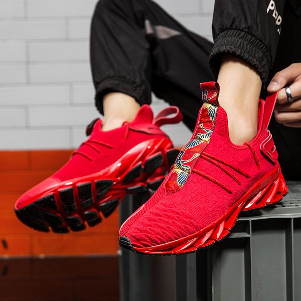 

fashion men's shoes breathable running shoes 46 large size sneakers walking jogging for male sport footwear outdoor