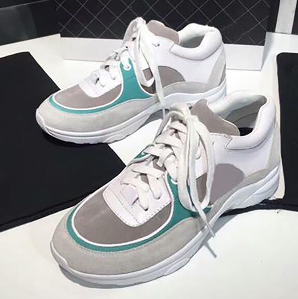 

2020 luxury designer new couple platform trend sneakers trend street men and women running sneakers, Black