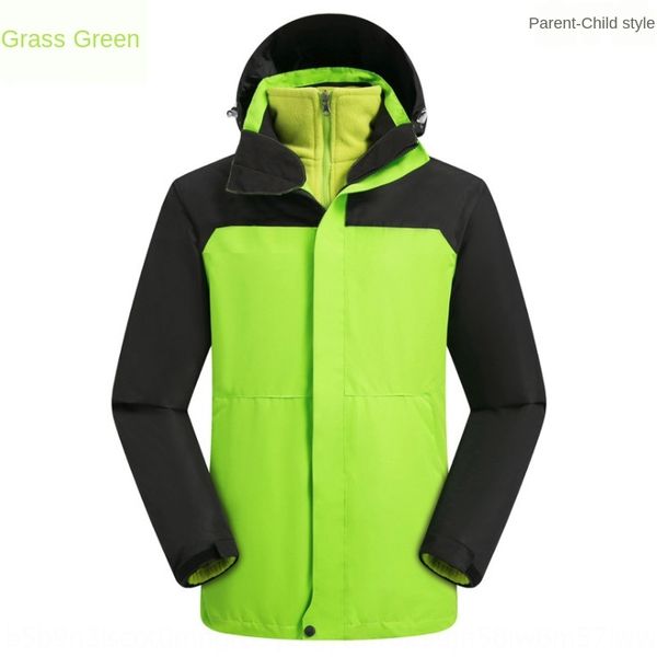 

s29qd men's outdoor mountain-in-one mountaineering warm clothes work clothesfor women two-piece children's thickened warm work clo, Blue;black