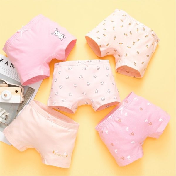 

pure cotton children's underwear 2019 underwear under underpants new elastic girl's boxer pants baby's five-piece boxed, Camo