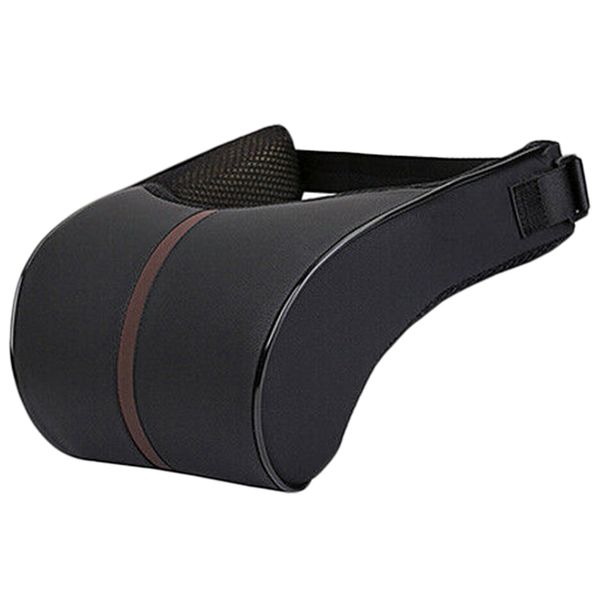 

seat cushions neck support car headrest pillow bone soft memory foam pad cushion black