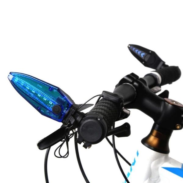 

1 пар водонепроницаемого велосипеда handlebar цанга светодиодный с usb перезаряжаемой для предупреждения