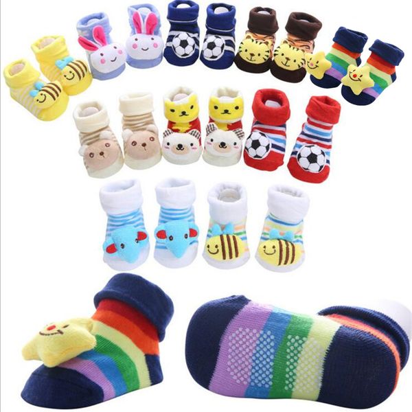 

baby slip-resistant floor sock boys and girls kids children cute lovely animal anti-slip walking toddler 20%off