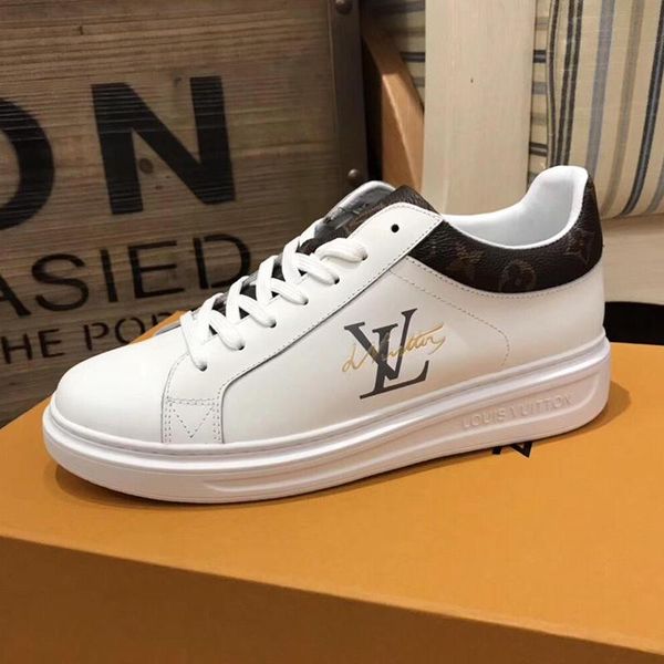 

new 2020 men shoes casual luxury beverly hills sneaker rubber soles fashion type chaussures pour hommes leather mens shoes drop shipping