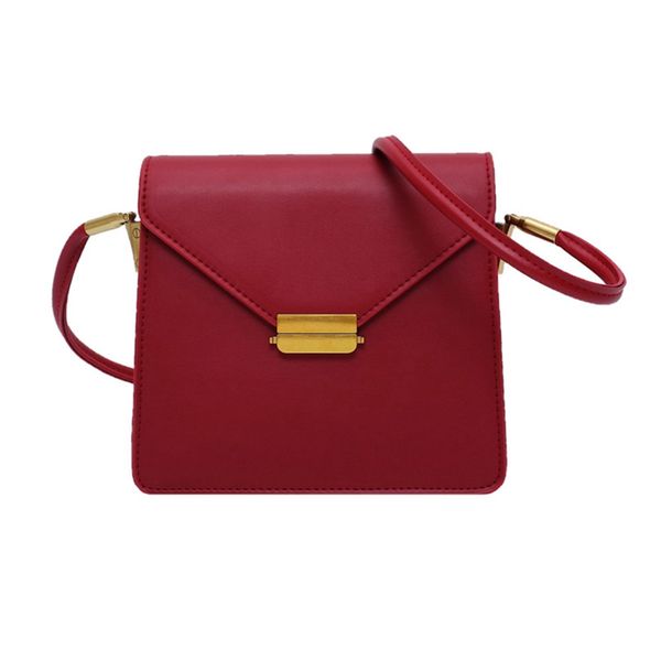 

all-сопрягать одно плечо crossbody малый квадрат сумка-черный