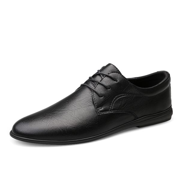 

mens dress shoes genuine leather business formal shoes black lace up fashion for men oxford