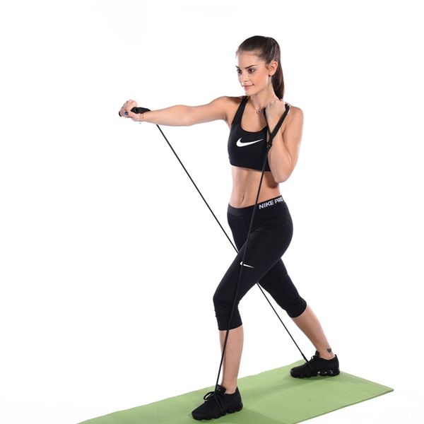 

2019 new latex women's fitness rope home fitness yoga pedal latex tension rope tension device