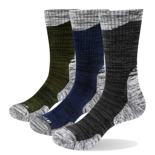 

yuedge professional outdoor towel outdoor sports sports socks men's mid-barrel combed cotton towel ring bottom hiking travel socks, Pink;yellow