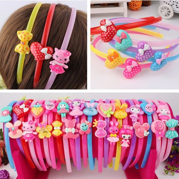

корейского стиль дети конфеты цвета мультфильм тонких детских группа bandcandy волосы группа аксессуары для волос ночного рынка аксессуары, Slivery;white