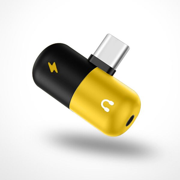 

2 in 1 type c to 3.5mm jack adapter earphone charging converter usb type-c audio adapter for xiaomi 6 huawei p10 for iphone ios