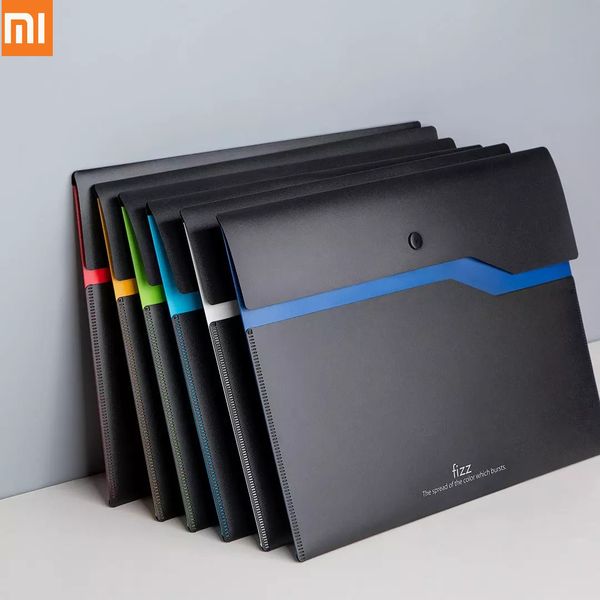 Xiaomi Fizz Prodotto di archiviazione Portadocumenti A4 Organizer Borsa per documenti di grande capacità a 2 strati Cartella da lavoro Forniture per ufficio