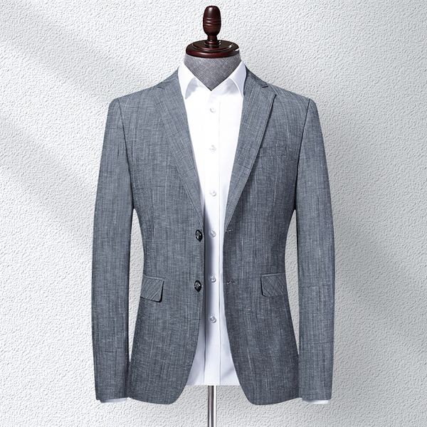 

simple interview formal jacket middle-age business men's coat party wedding blazer casual slim fit suit, White;black