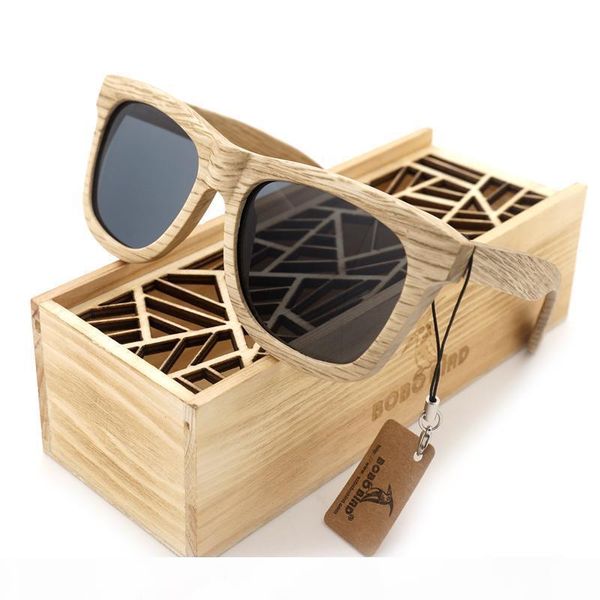 

бобо bird ag007 wood очки handmade природа деревянные поляризованные очки новый очки с творческий деревянные подарочная коробка, White;black