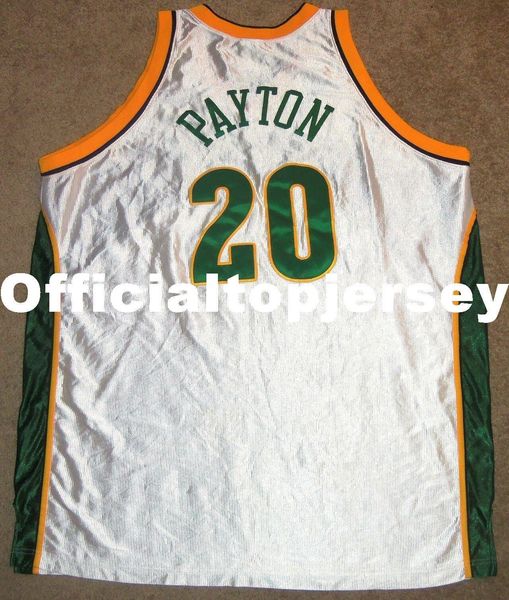 

new gary payton #20 rbk jersey men xs-5xl.6xl shirt stitched basketball jerseys retro ncaa, Gray