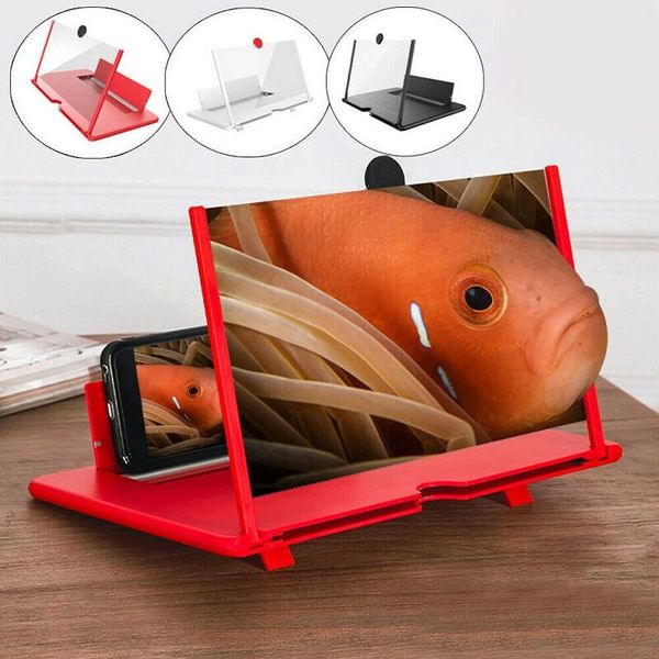 

12 inch amplifier pull-out stand hd screen magnifier bracket 3d portable movie for universal mobile phone with foldable holder enlarge stand
