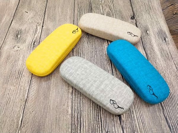 

solid color myopia box multicolor case glasses case myopia glasses box optional female students hipster anti-pressure, Blue