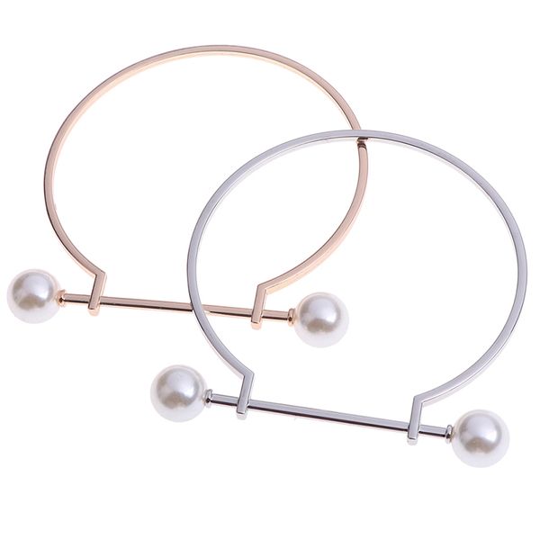 

1pair металла мешка ручки сумки ручки diy making аксессуары кошелек замена, Black