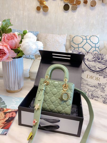 

2020 women handbags messenger ladies shoulder bags tote purse christian dİor luxury designer fashion women genuine leather d01, Golden;silver