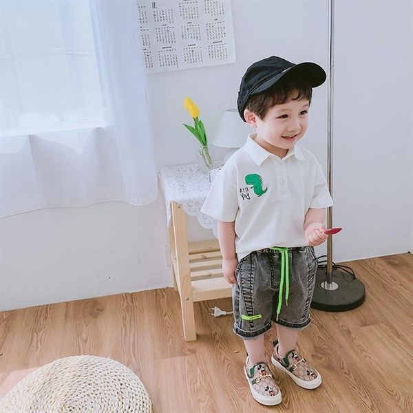 

xlelj yuyao 2020 trendy short-sleeved baby boys' summer clothes children's clothes ice tong chen shan children's tong chen sh, Blue