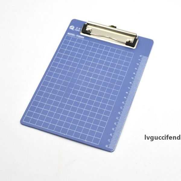 

a4 clipboard and hanging hole ruler grid clip board office work document holder portable file folder a02