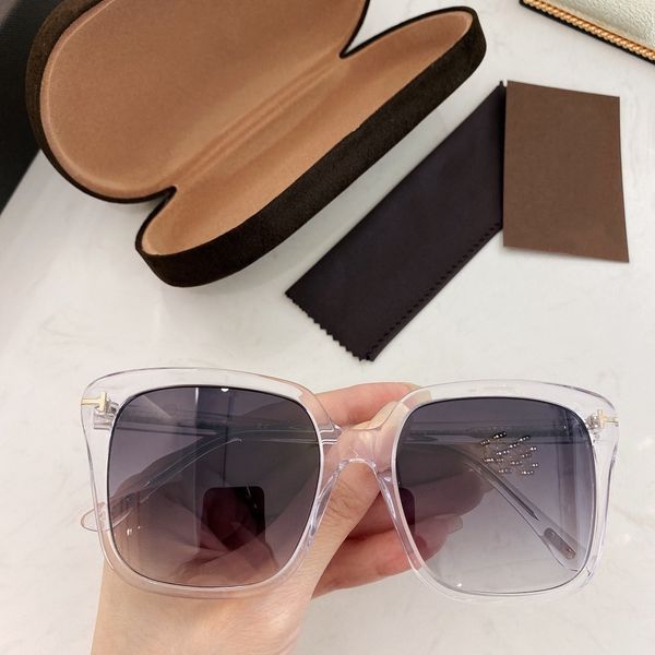 

2020 new style suitable for all face shape decorative sunglasses frame neutral gradient sunglasses personal style full set fashion tf788