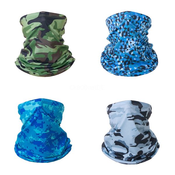 

leaf camouflage skeleton seamless magic headband bandana army tube neck man face mask bicycle head scarf headwear#283, Black