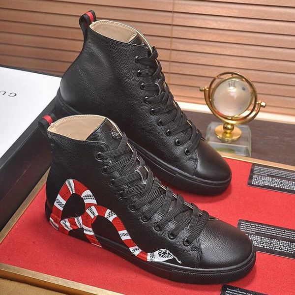 

new mens shoes luxury fashion breathable lace -up fashion sneakers with origin box mens shoes boots luxury style bottes hommes sale