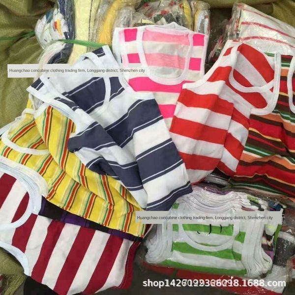 

czslr guangzhou special offer wear sleeveless striped guangzhou special offer children's wear children's sleeveless striped t-shir, Blue