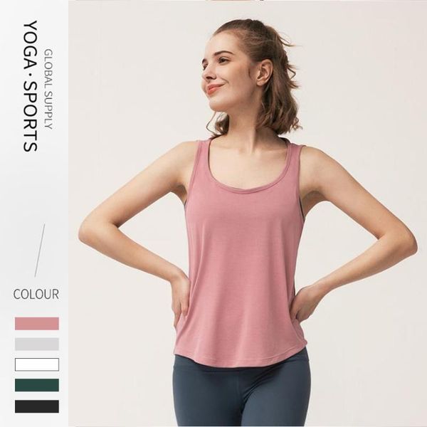 

pure color backless yoga condole belt running vest ms fitness breathable, Black;blue