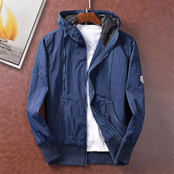 

men spring autumn windrunner jacket thin jacket coat,men sports zipper windbreaker luxury designer jacket windbreaker, Black;brown